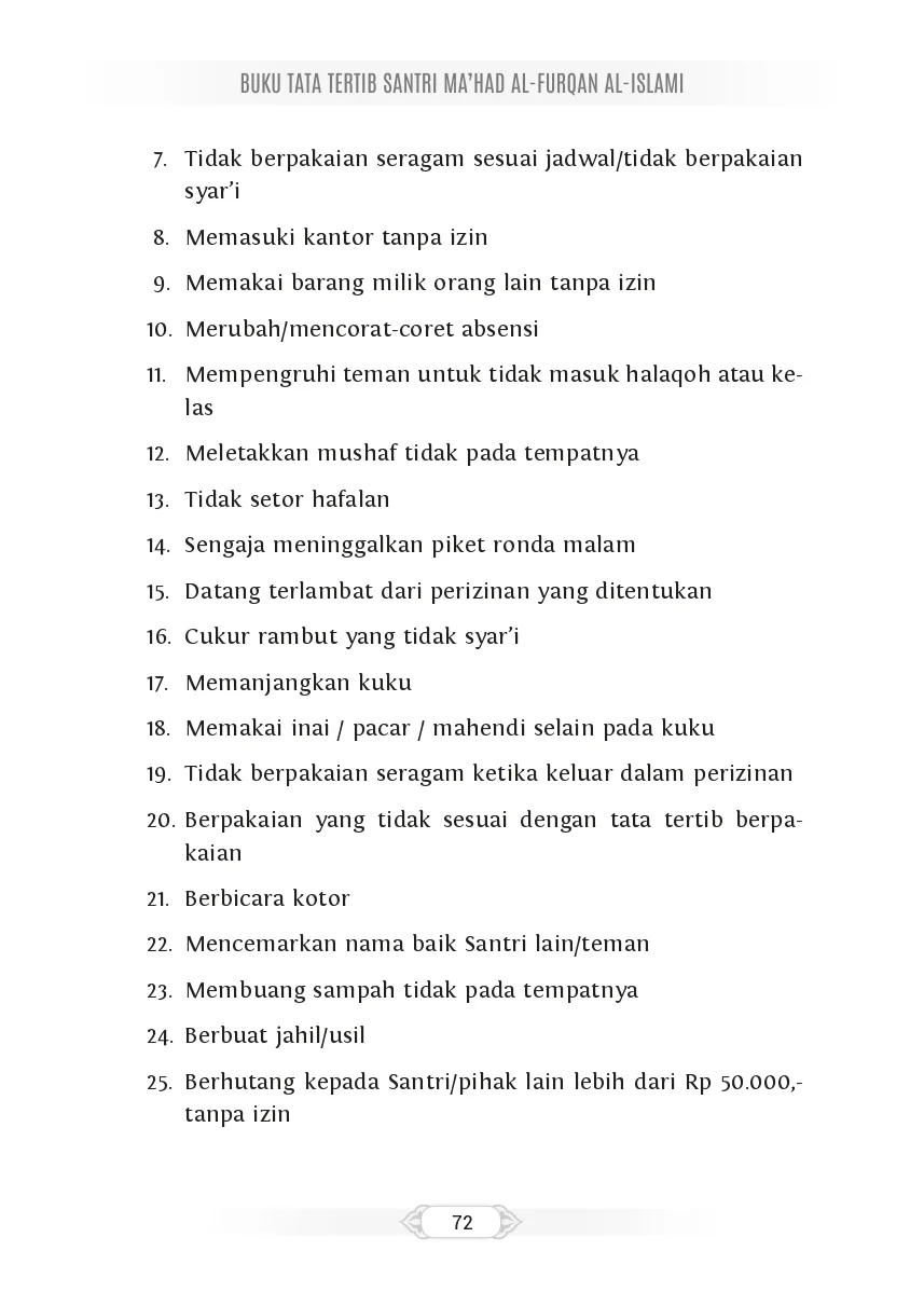 Tata Tertib Page