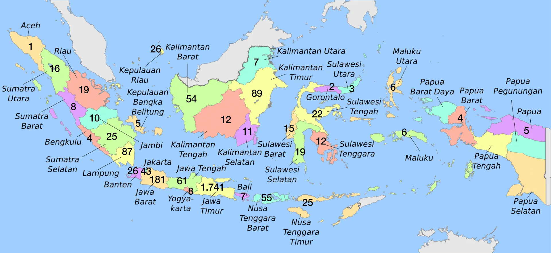 Peta Sebaran Santri