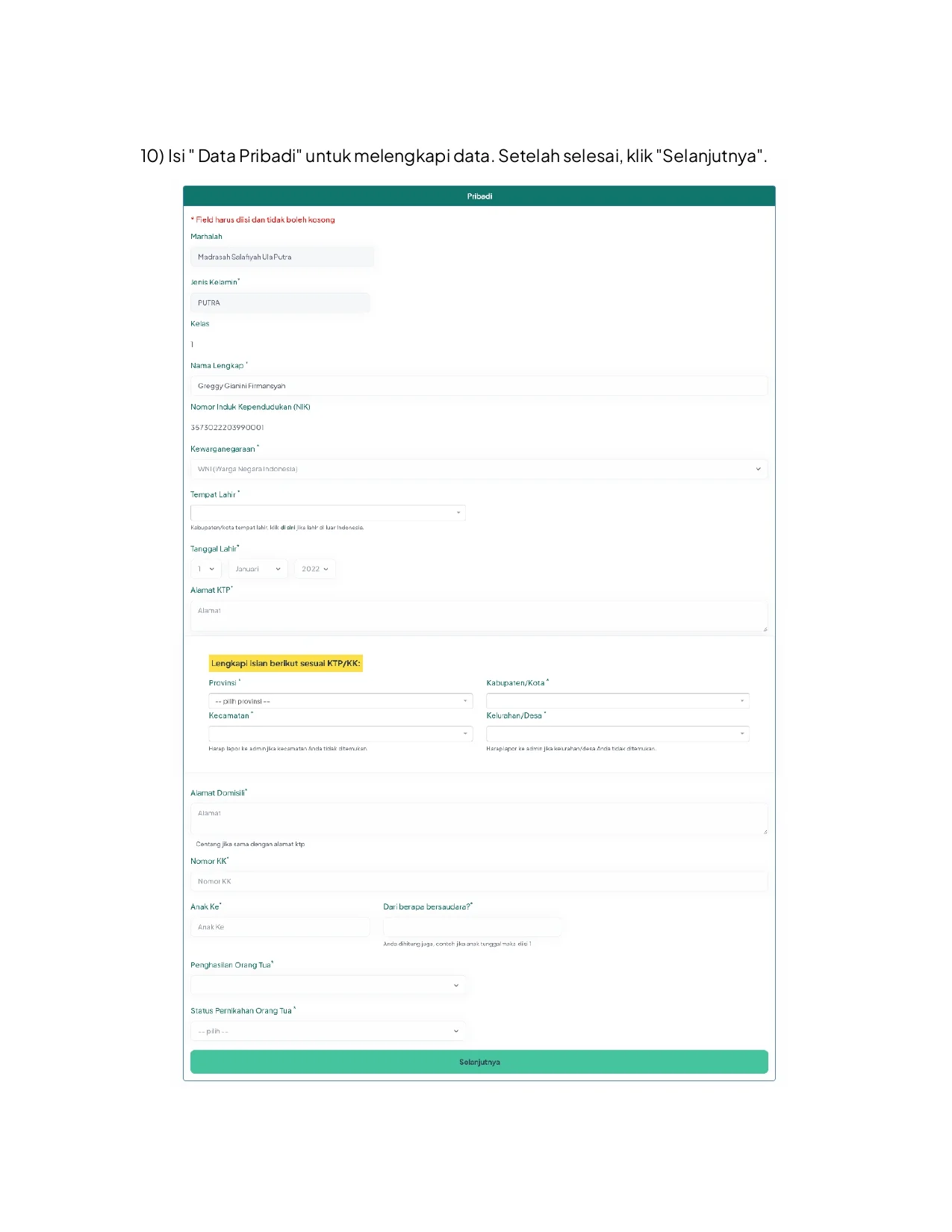 Tutorial Page